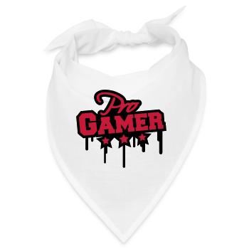 Pro Gamer Graffiti - Bandana - Weiß - Vorne