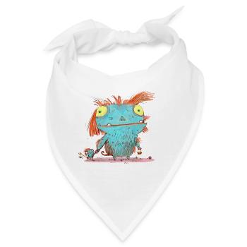 Monster Mamma - Bandana - Weiß - Vorne
