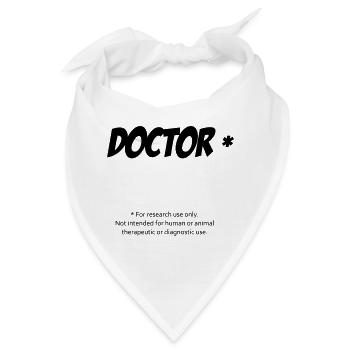 doctor - Bandana - Weiß - Vorne
