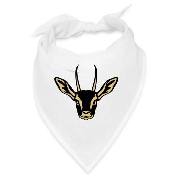 Gazelle Wildtieren in 1010 - Bandana - Weiß - Vorne