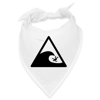Tsunami, Unfall - Bandana - Weiß - Vorne