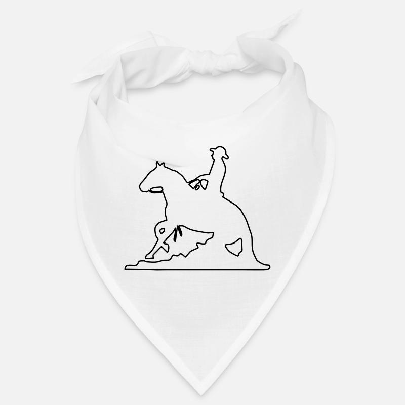 Slider Sliding Stop Westernreiter Mann Bandana