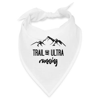 Trail Running und Ultra Running - Bandana - Weiß - Vorne