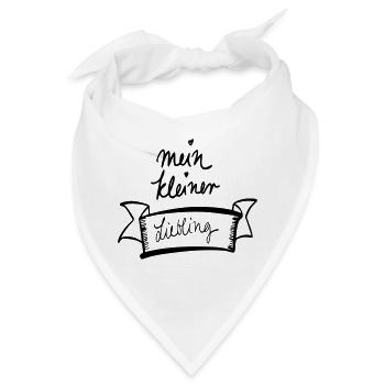 mein kleiner Liebling - Bandana - Weiß - Vorne