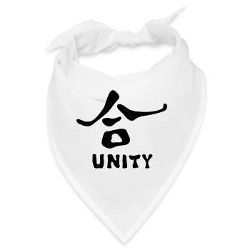 Feng Shui Symbol Einheit Vereinigung vereinen - Bandana - Weiß - Vorne