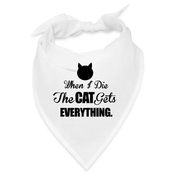 Cat - Bandana - Weiß - Vorne