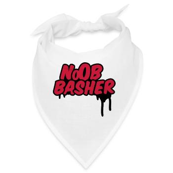 Noob Basher - Bandana - Weiß - Vorne