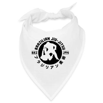 BJJ Brazilian Jiu-Jitsu - Bandana - Weiß - Vorne