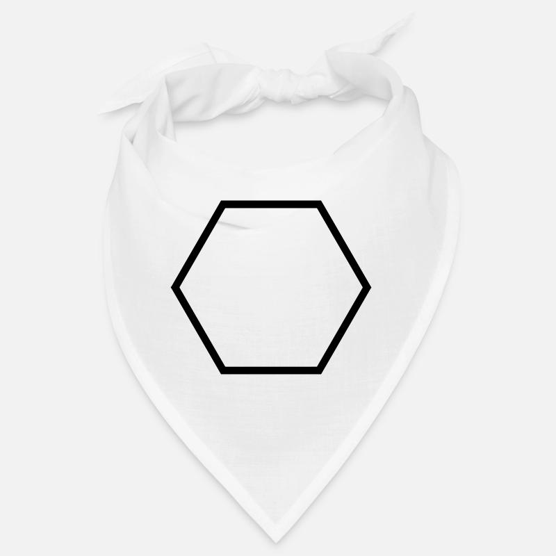 Hexagon Hexagone Sechseck Form - Custom it ! Bandana