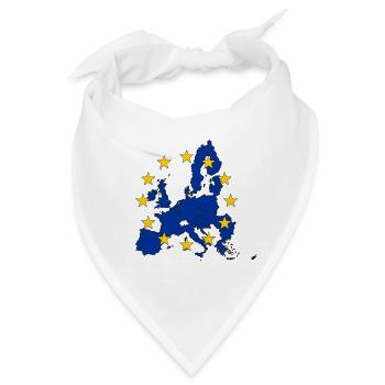 Europäische Union - Bandana - Weiß - Vorne