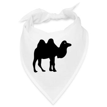 Kamel - Bandana - Weiß - Vorne