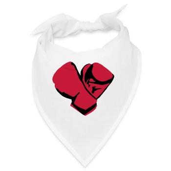 Boxen, Boxhandschuhe - Bandana - Weiß - Vorne