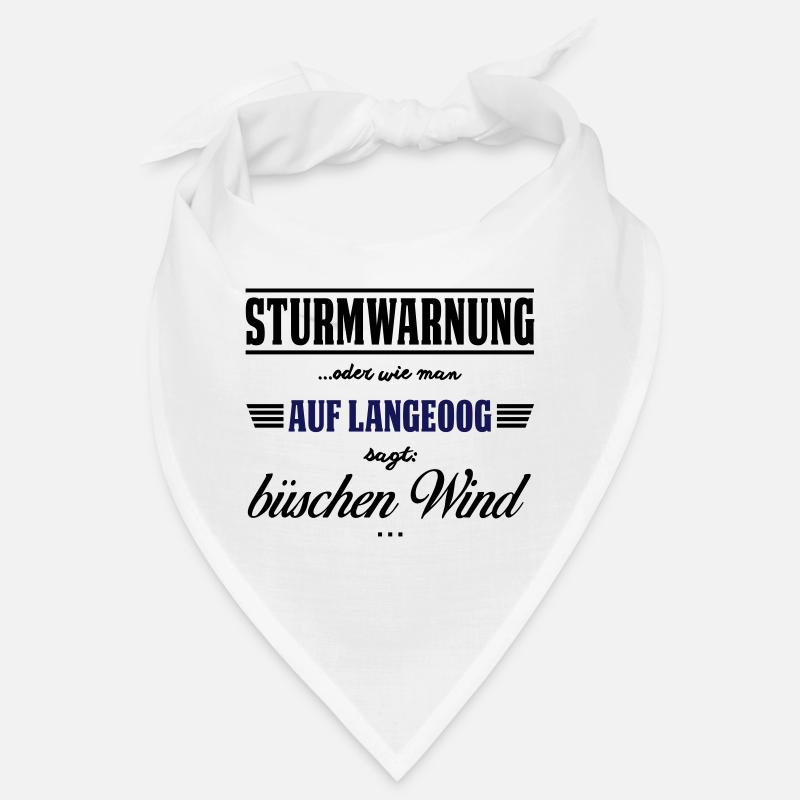 Sturmwarnung Langeoog - büschen Wind Bandana