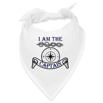 Captain - Bandana - Weiß - Vorne