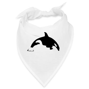 Orca - Bandana - Weiß - Vorne