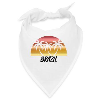 Brasilien - Bandana - Weiß - Vorne
