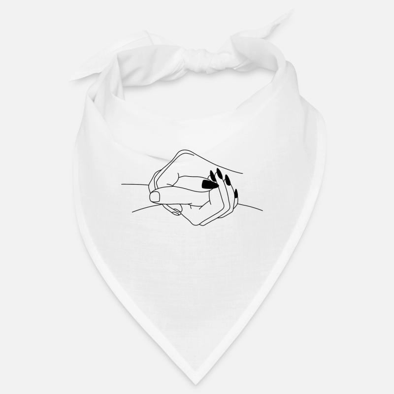 Hand in Hand - ein Leben lang - Hands - Love Bandana