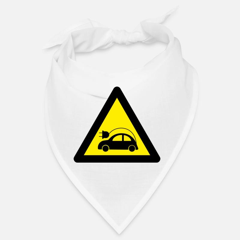 E car warning e-car warning sign Bandana