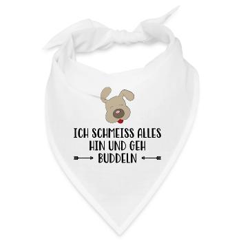 Hund - Bandana - Weiß - Vorne