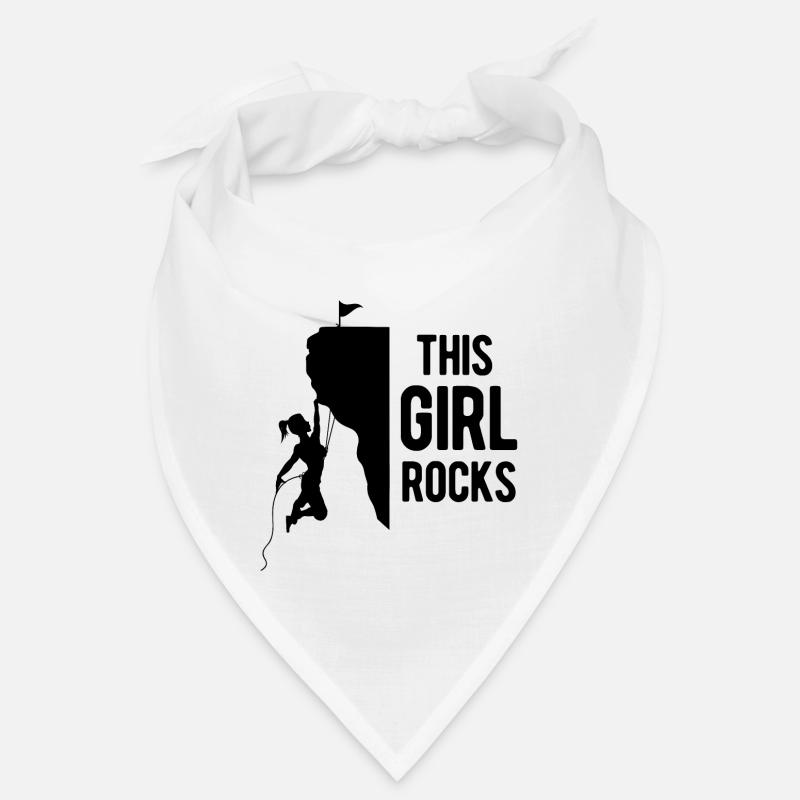 Bouldering climbing climber woman gift mountains Bandana