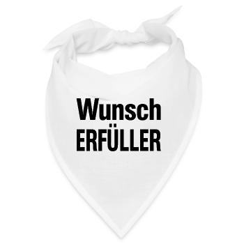 Wunscherfüller - Bandana - Weiß - Vorne