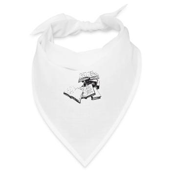 Books - Bandana - Weiß - Vorne