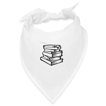 Books - Bandana - Weiß - Vorne