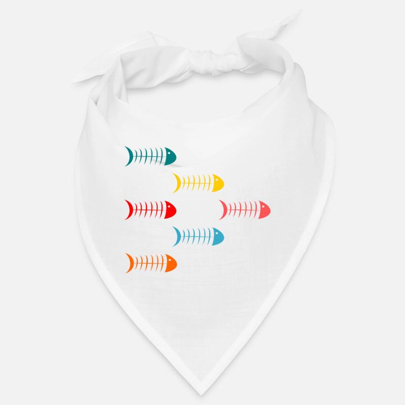 Sardinen - Bandana - Weiß