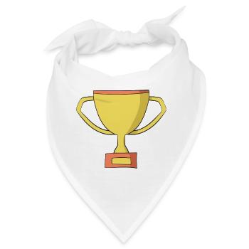 Pokal - Bandana - Weiß - Vorne