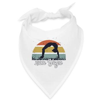 Mir Reichts Yoga Entspannung - Bandana - Weiß - Vorne