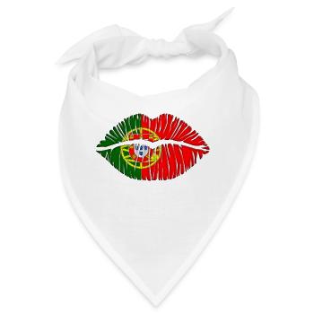 Kuss Portugal - Bandana - Weiß - Vorne