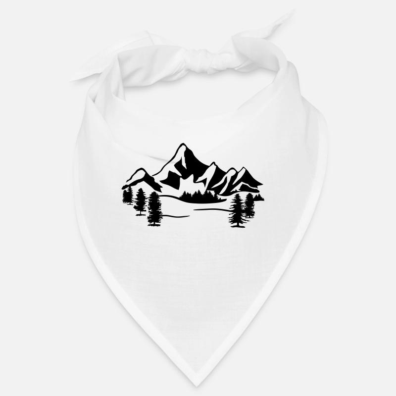 Mountain, mountains and forest Bandana