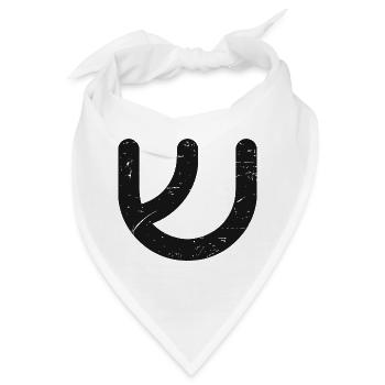 Vulkaniergruss Lebe lang und in Frieden - Bandana - Weiß - Vorne