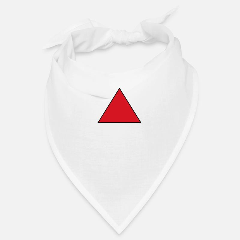Triangle red Bandana