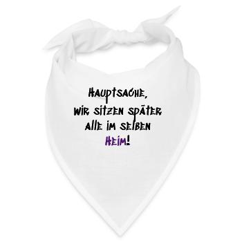 Im selben Heim - Bandana - Weiß - Vorne