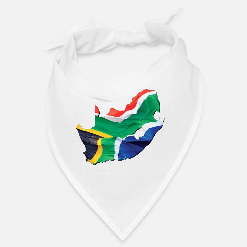 Echte Südafrika Flagge – Flag Map Bandana