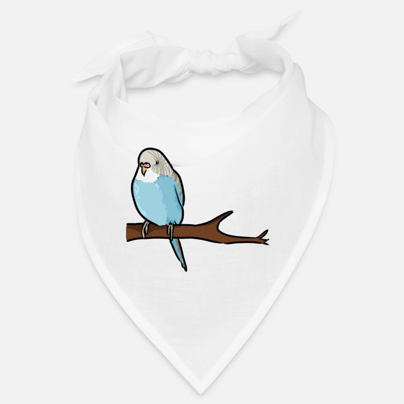 Douce perruche sur la branche Bandana