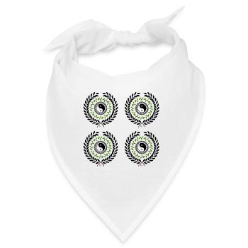 Yin Yang, Yin Yang Symbol, Yin Yang Taoism, Y - Bandana - Weiß - Vorne