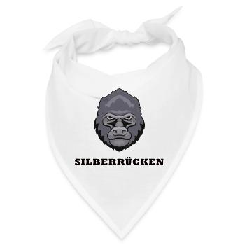Silberrücken | Gorilla - Bandana - Weiß - Vorne