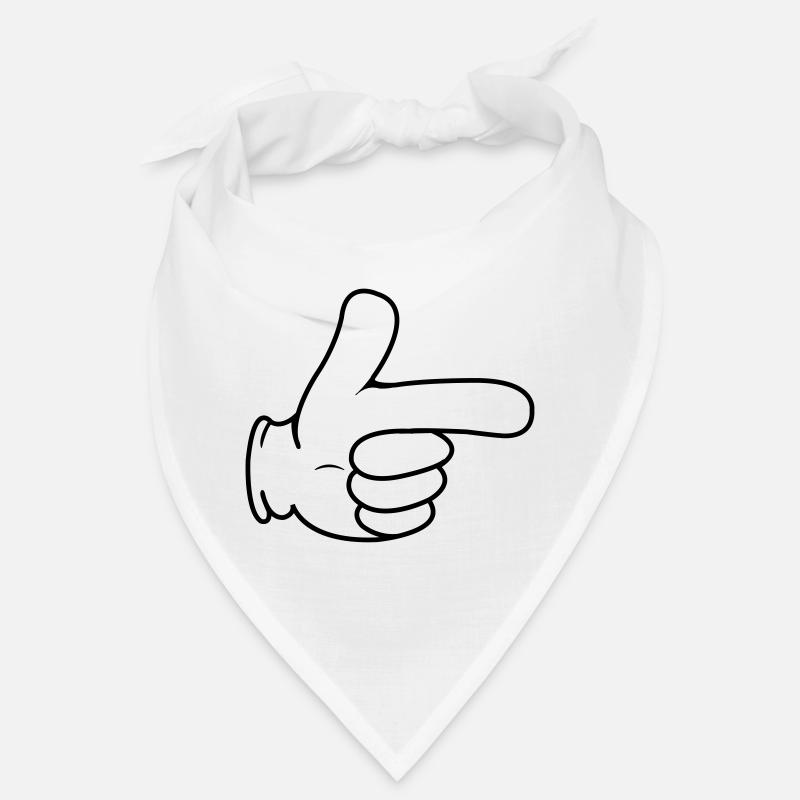 hand zeigefinger Bandana