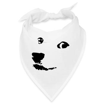 Doge - Bandana - Weiß - Vorne