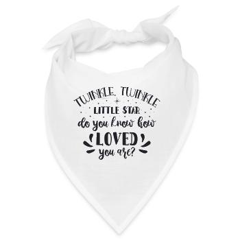 Twinkle funkeln kleinen Stern tun - Bandana - Weiß - Vorne