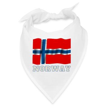 Norwegen - Bandana - Weiß - Vorne