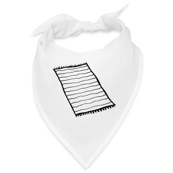 Teppich Cool Design - Bandana - Weiß - Vorne