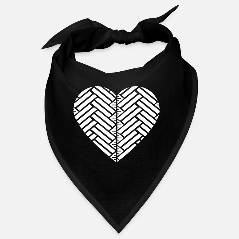 Tire Heart Tire Tread Pattern Profile Bandana