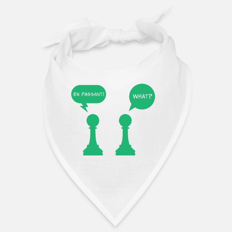 En passant Échecs jeu de pensée maître d’échecs cadeau Bandana