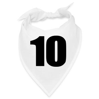 10 - Bandana - Weiß - Vorne