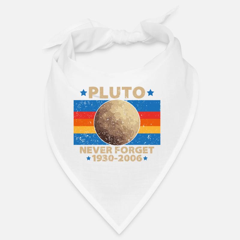 Pluto never forget gift Retro Vintage Old Bandana