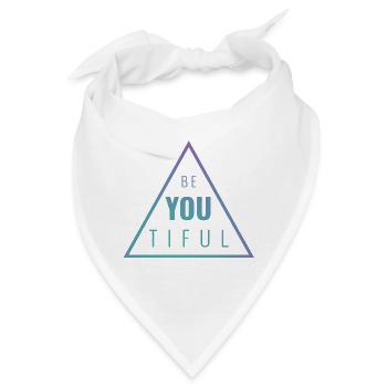 Beautiful Triangle - Bandana - Weiß - Vorne
