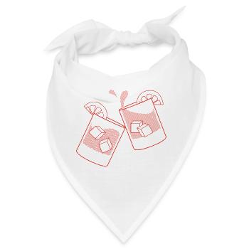 Cocktail Gläser - Bandana - Weiß - Vorne